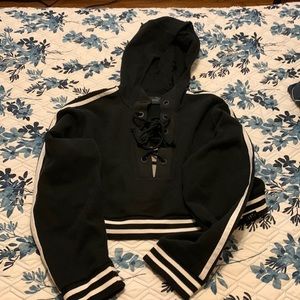 Super cute Fenty Puma cropped hoodie, sweatshirt size Large